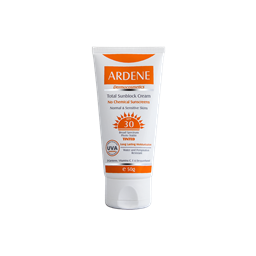 تصویر کرم ضد آفتاب رنگی SPF30 آردن فاقد جاذب های شیمیایی مناسب پوست های معمولی و حساس ۵۰ گرم