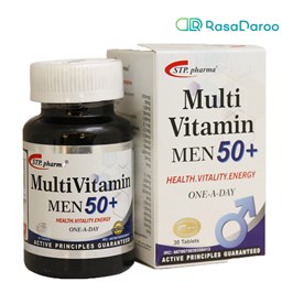 تصویر مولتی ویتامین مردان بالای ۵۰ سال STP فارما ۳۰ عدد