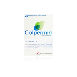 تصویر کپسول کلپرمین تیلوتس فارما 20 عددی | ضد اسپاسم روده، ضد نفخ و درد شکمی